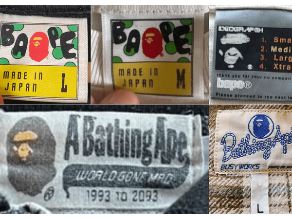 'Ape Shall Never Kill Ape' Tags label