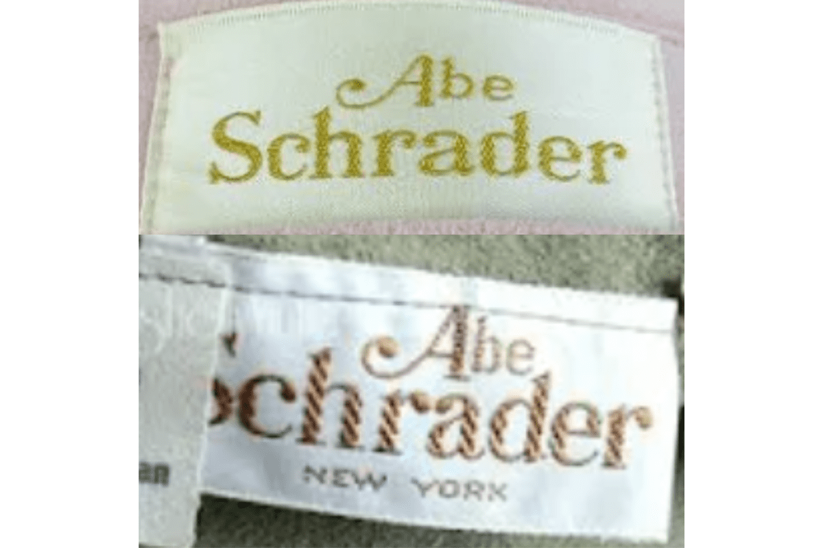'New York' Cursive Tags label