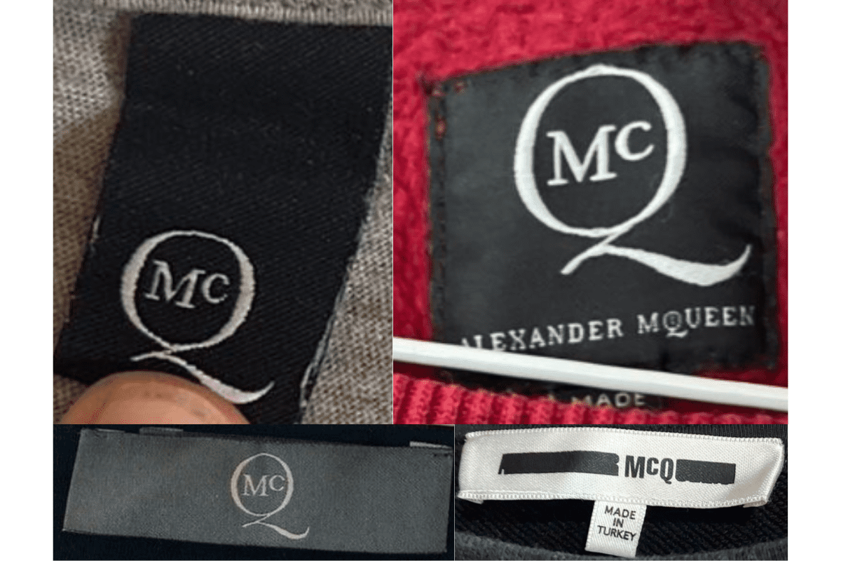 Bold Monochrome Tags label