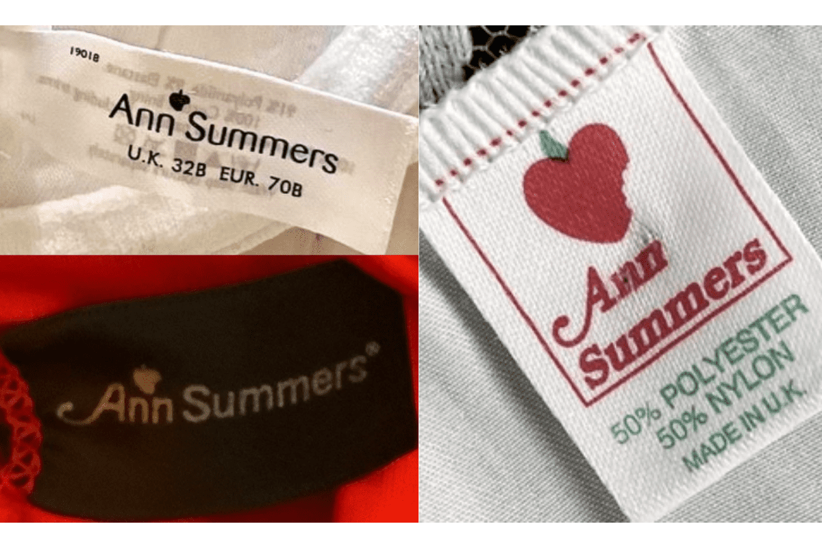 Heart-Over-'A' UK Tags label