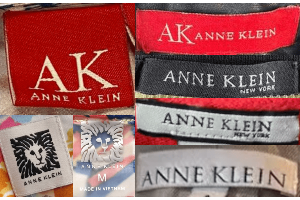 'AK Anne Klein' Tags label