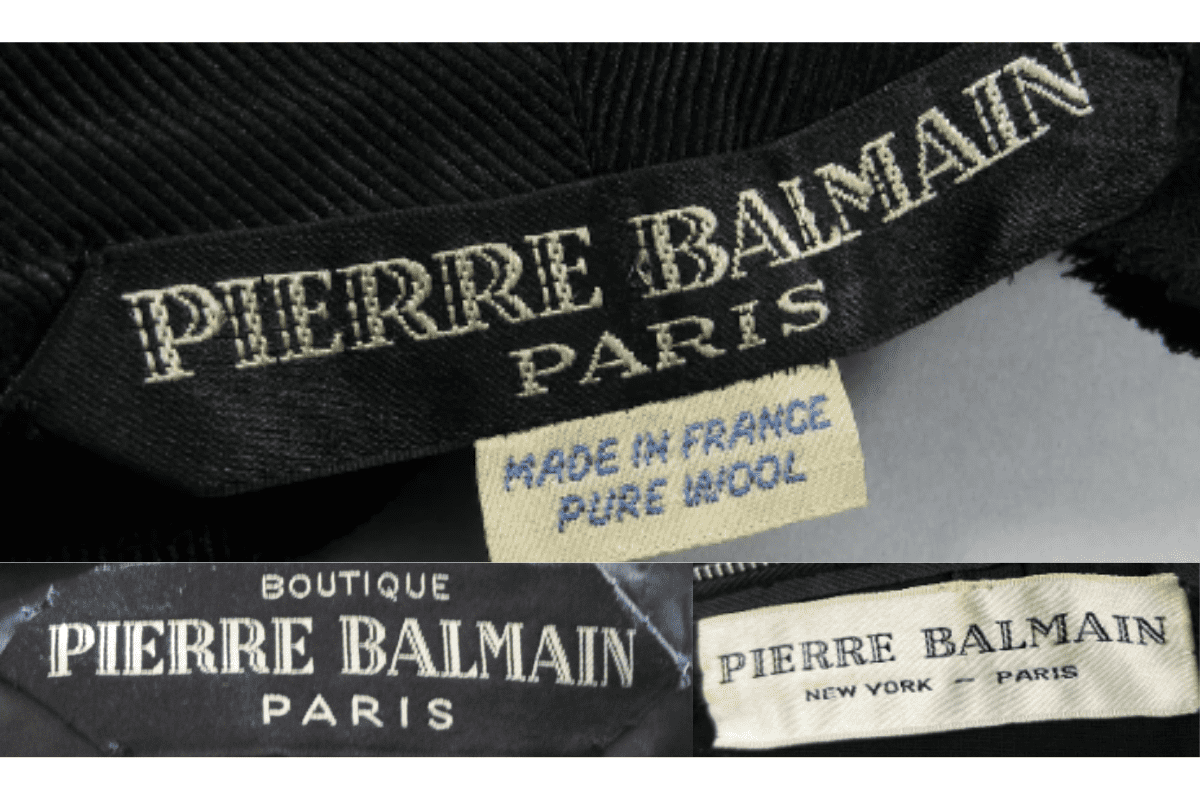 Couture-Era 'Chapeaux' Tags label