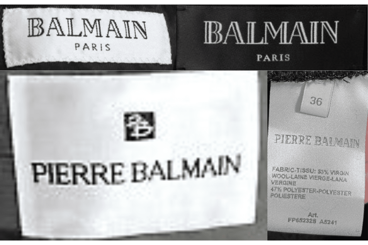 Numerical-Size Modern Tags label