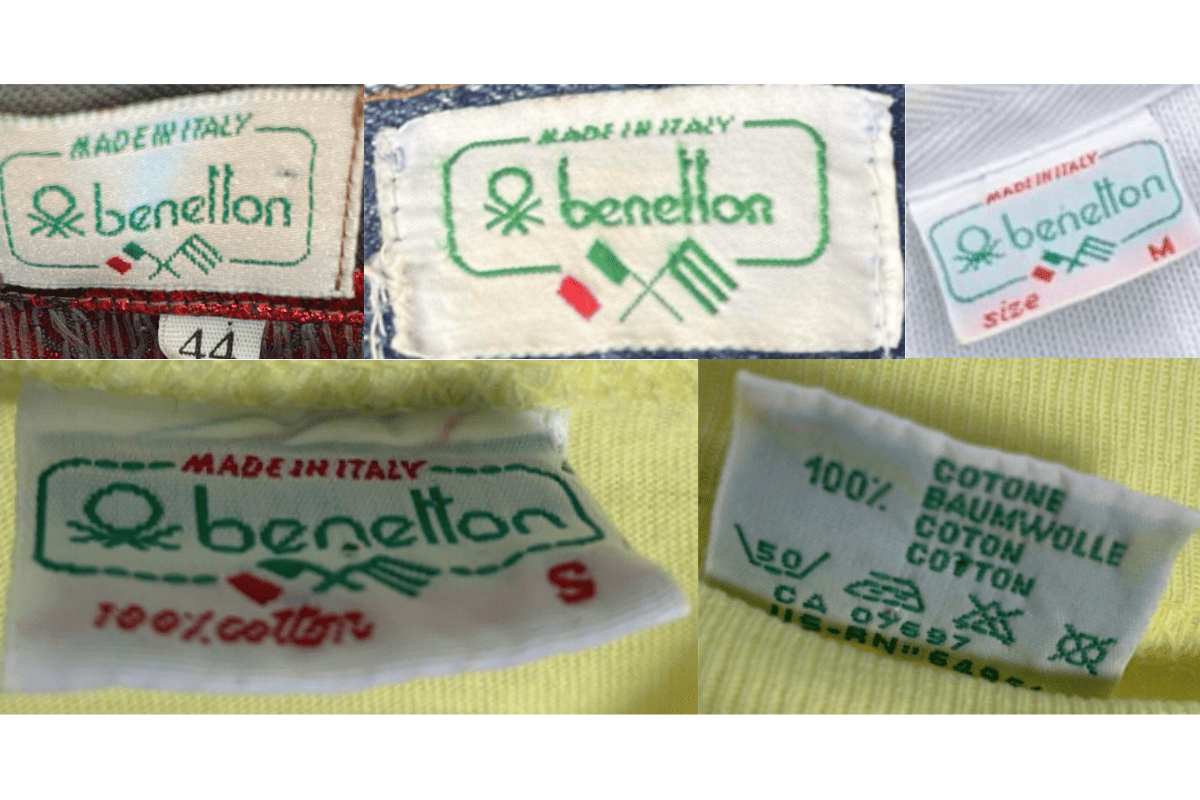 Lowercase 'Made in Italy' Tags label