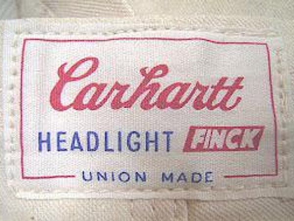 Carhartt Headlight Finck label