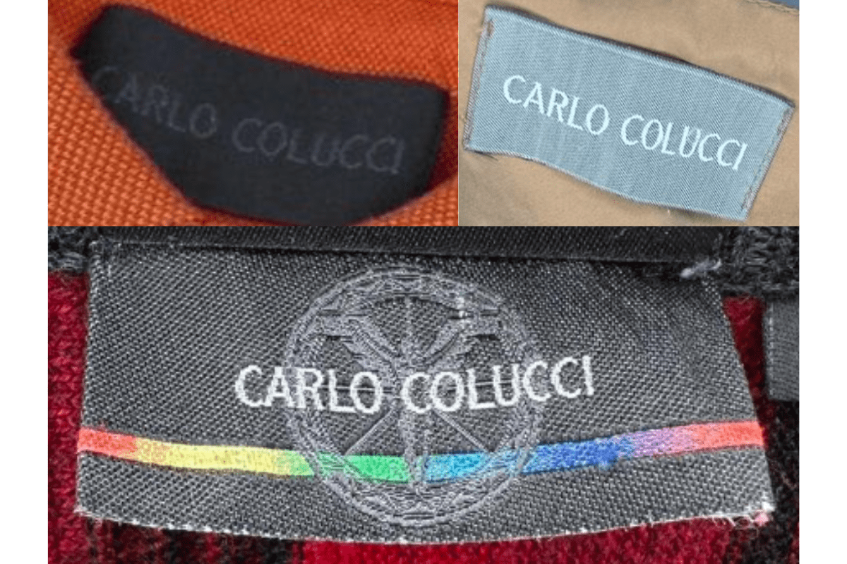 Dark Rainbow-Stripe Tags label
