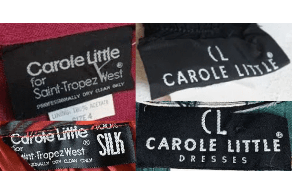 Modernised Serif Silk Tags label