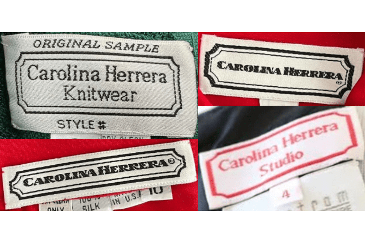 1990s CH Monogram Tags label