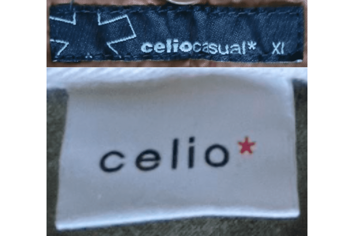 2000s Red Star Logo Tags label