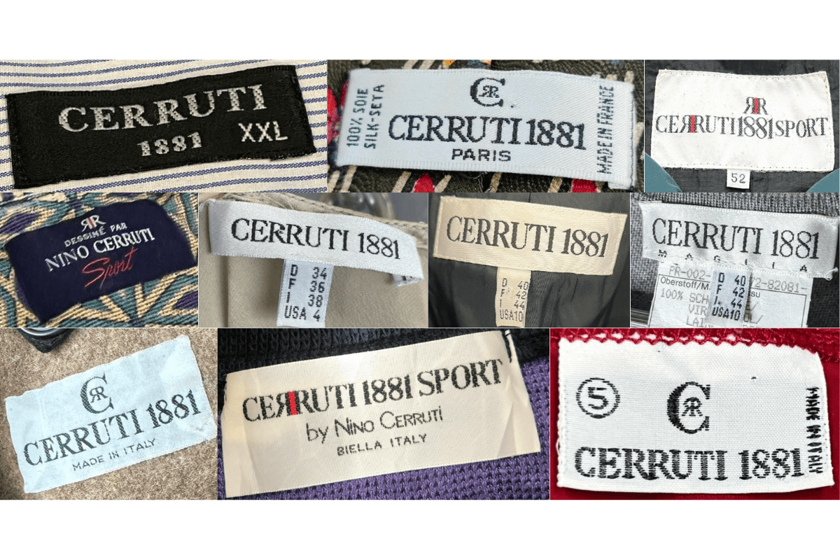 1990s Minimalist Mono Tags label