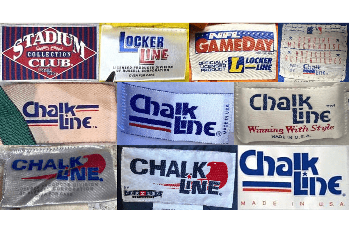1990s Sports Logo Tags label