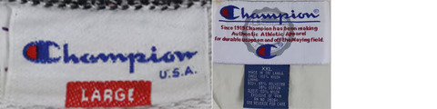 Heavy Tags & Stitched Text label