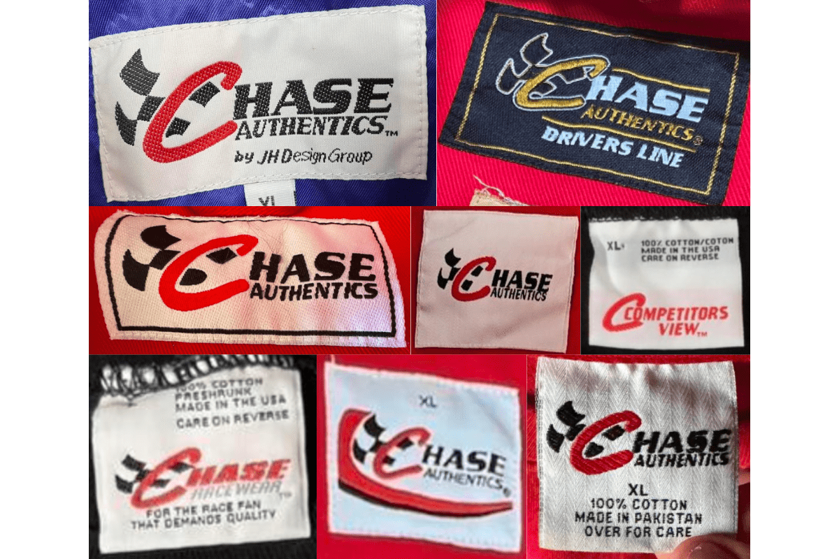 1990s Racing Flag Tags label