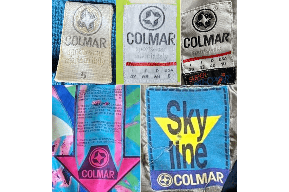 1990s Bold Serif Logo Tags label