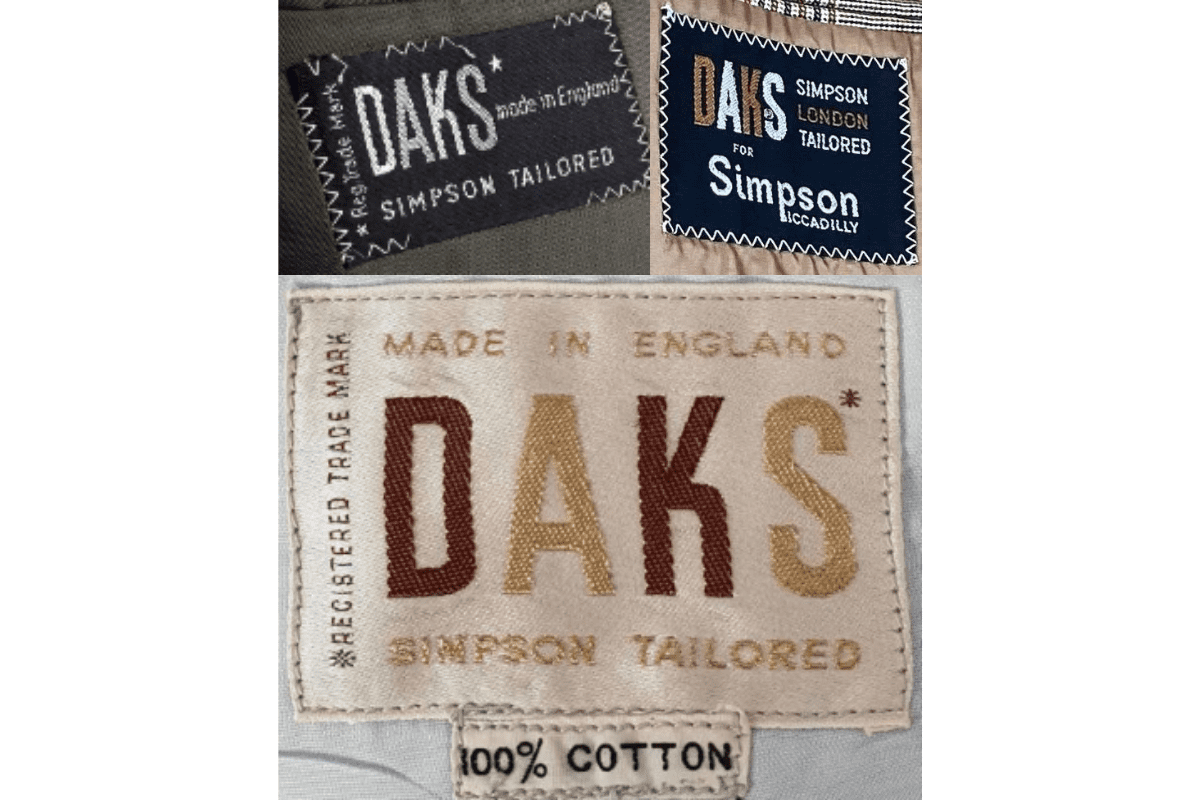 1960s Modernized Logo Tags label