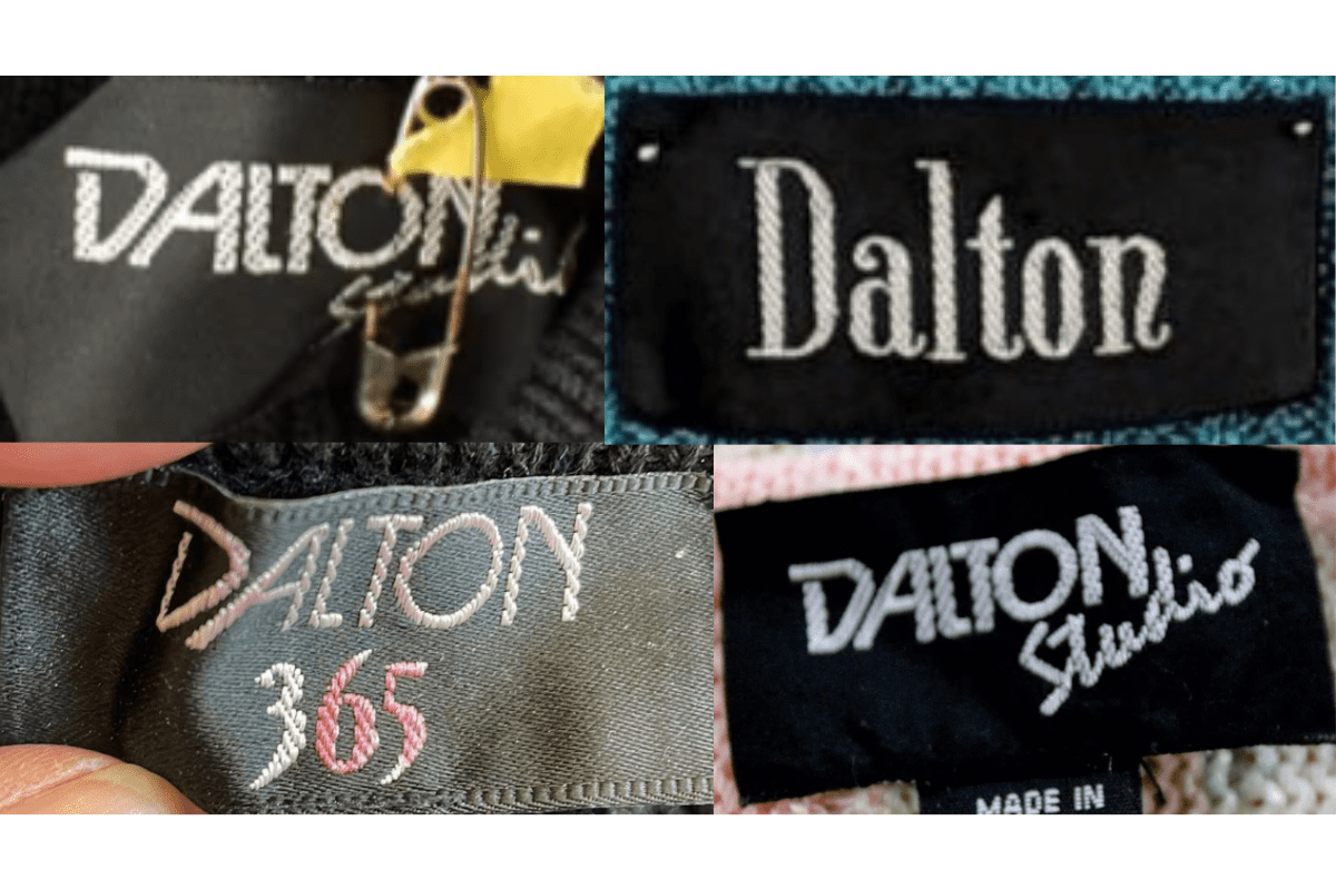 1980s Dalton Studio Tags label