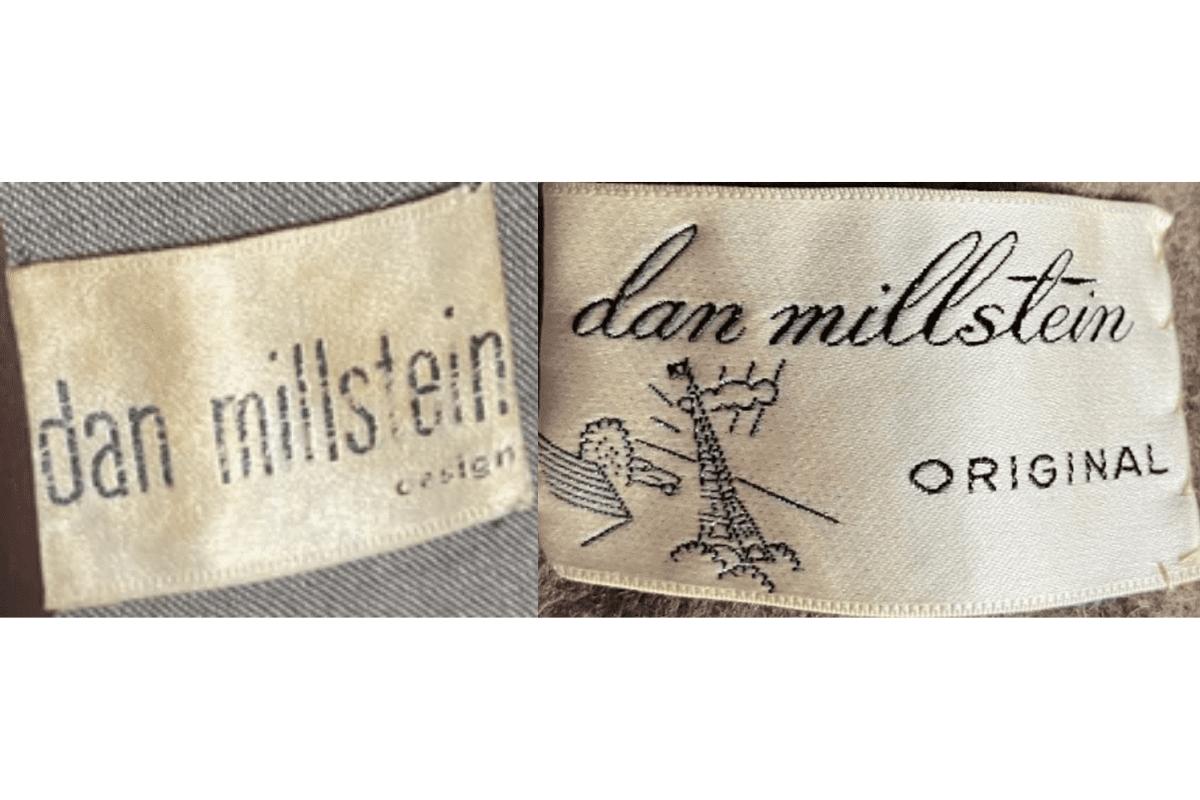1940s Eiffel Tower Original Tags label