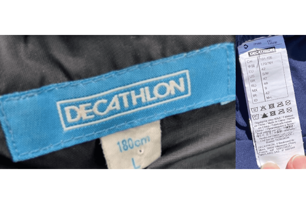 2000s Decathlon Creation Tags label