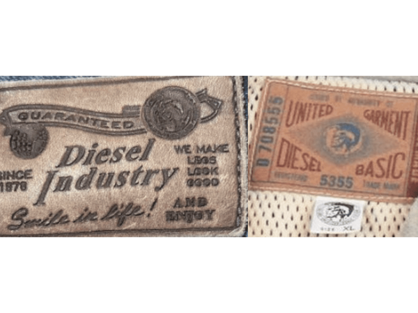 Mixed Patches & Woven Tags label