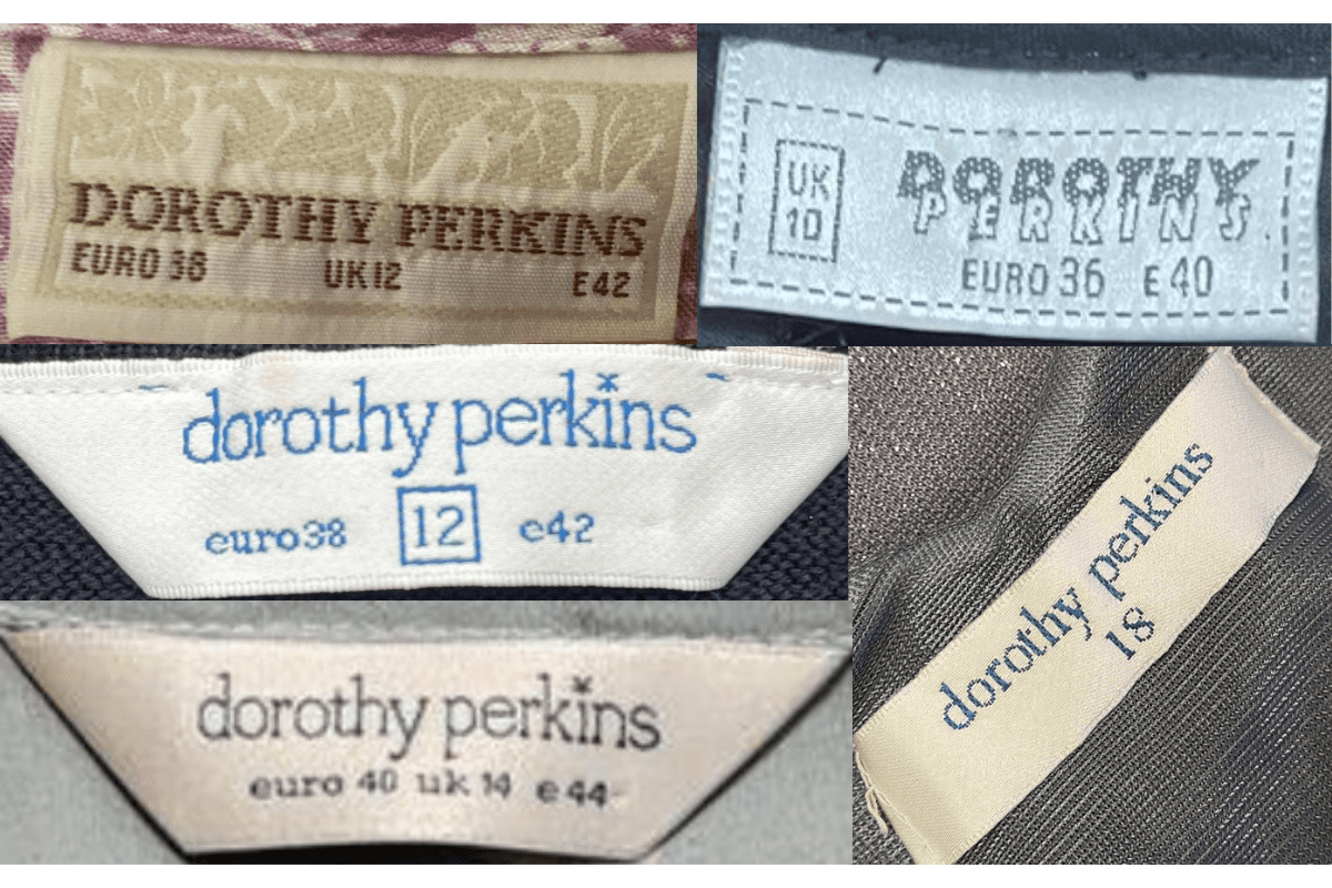 1990s Colorful Retail Tags label
