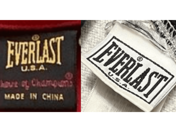 Coloured-Ground Serif Tags label