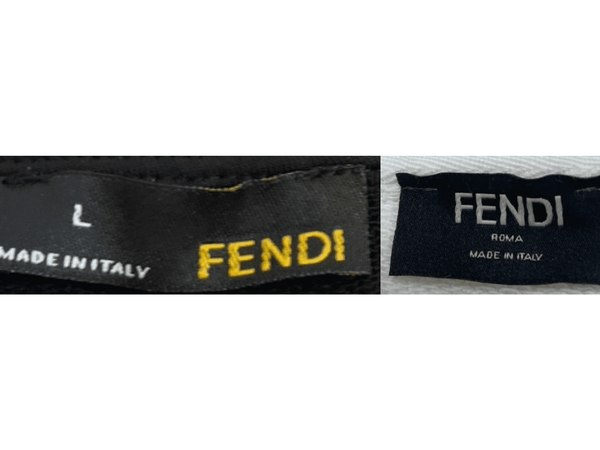 Standardised 'Fendi Roma' Tags label