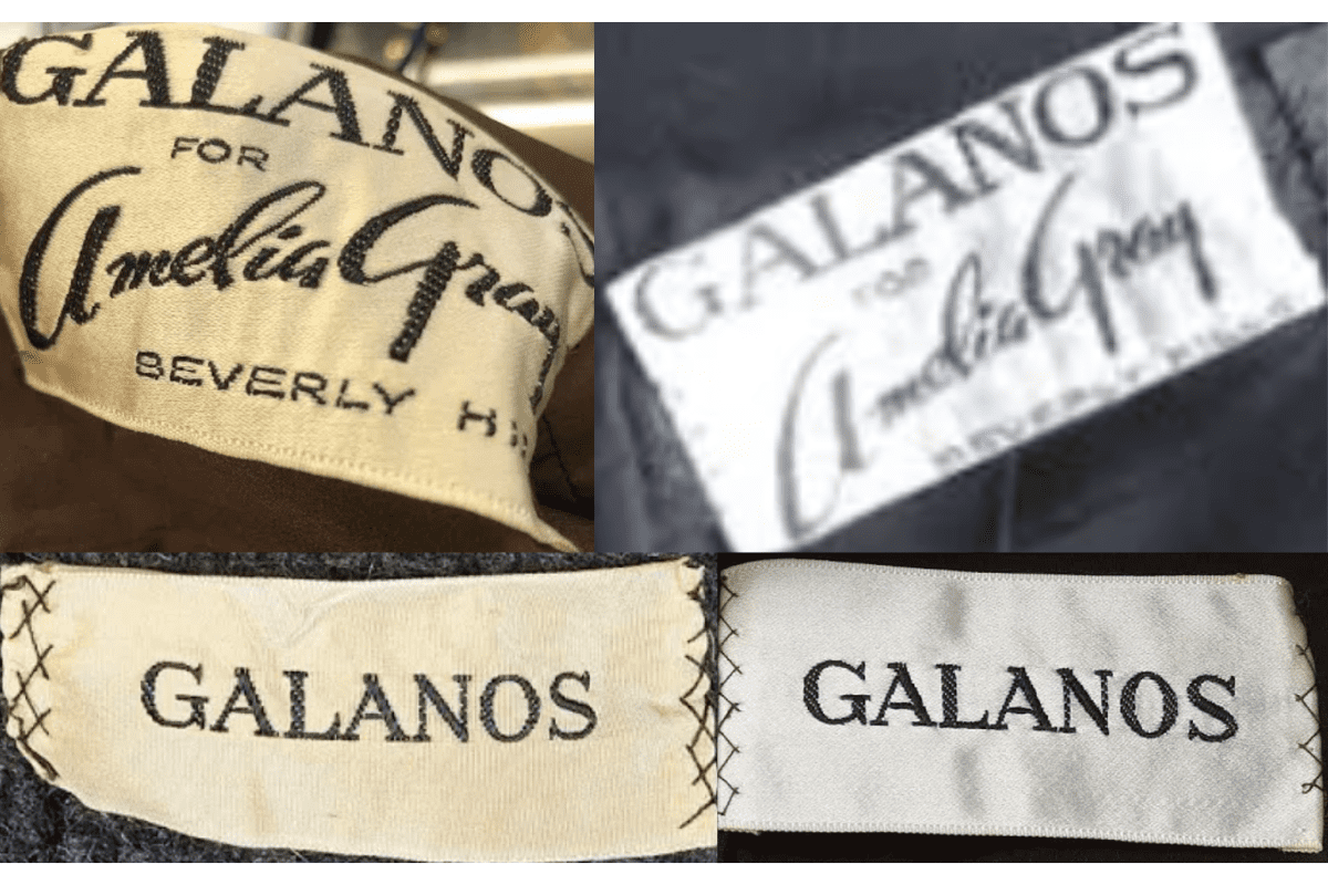 1960s Hollywood Peak Tags label