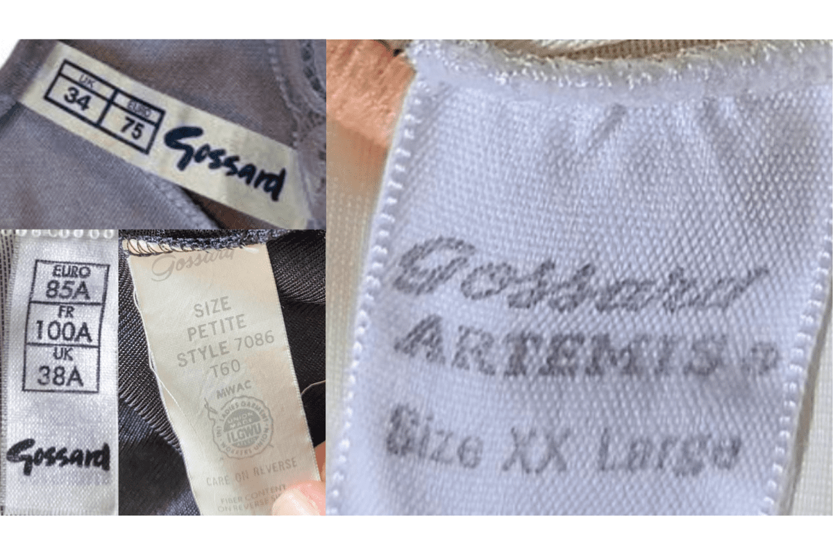1980s Wonderbra Collaboration Tags label