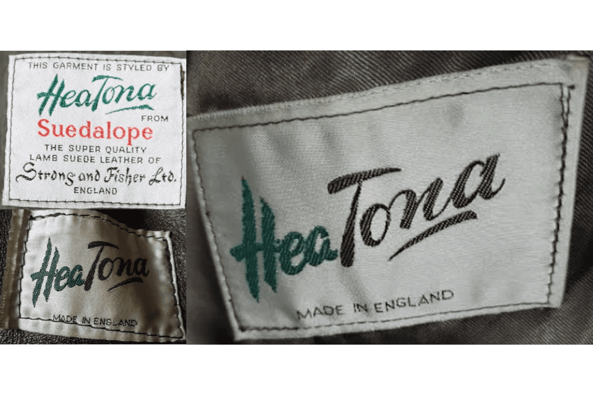 1950s vintage HeaTona tags label