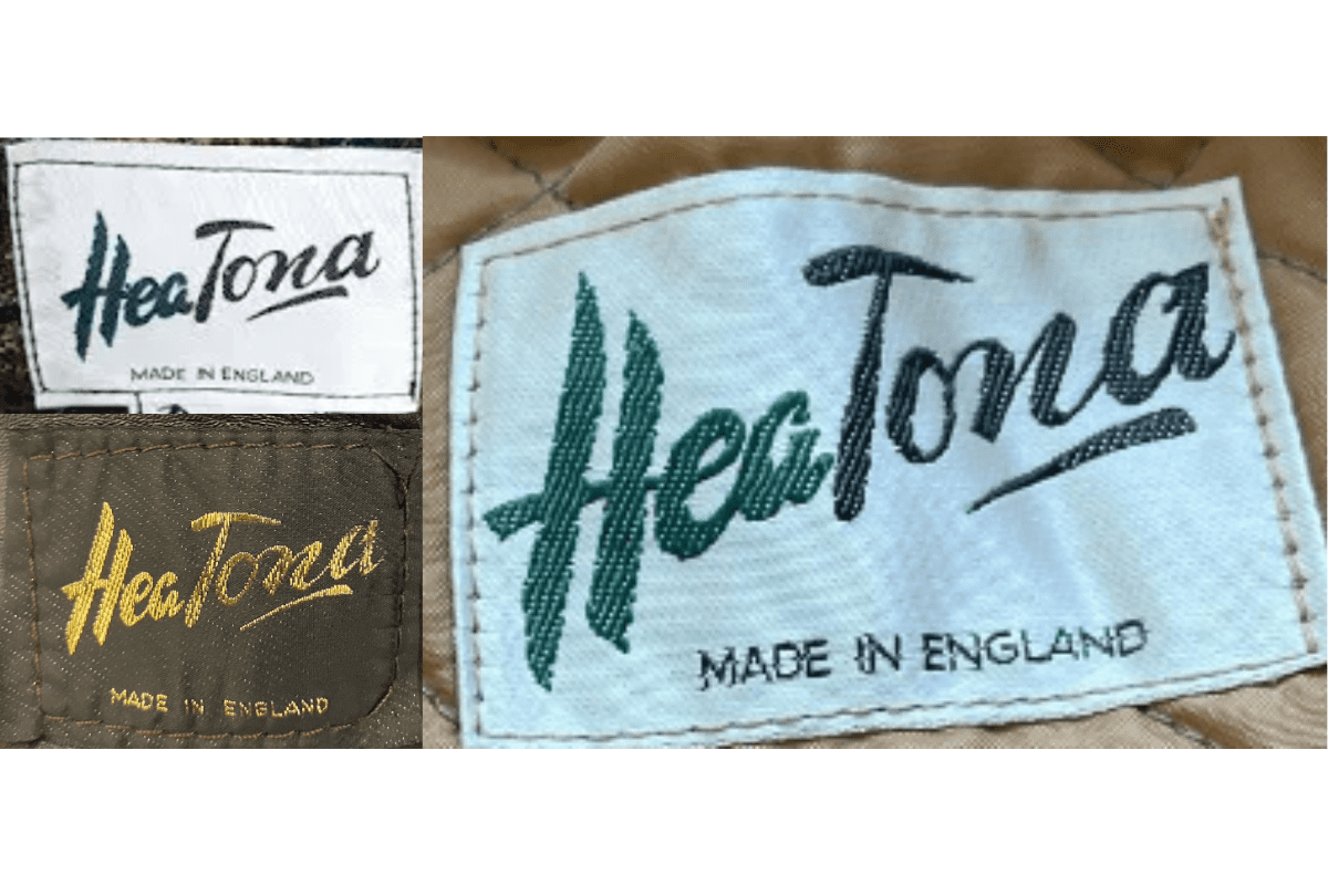 1960s vintage HeaTona tags label