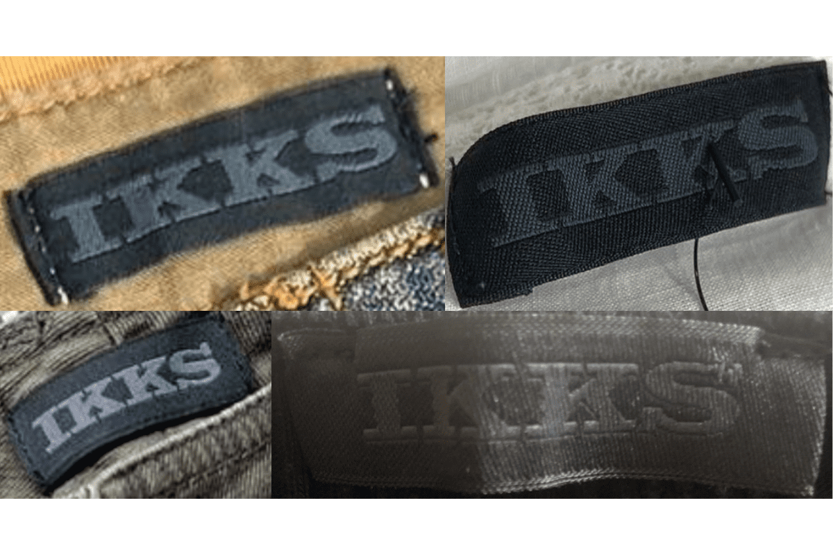 2000s vintage IKKS tags label