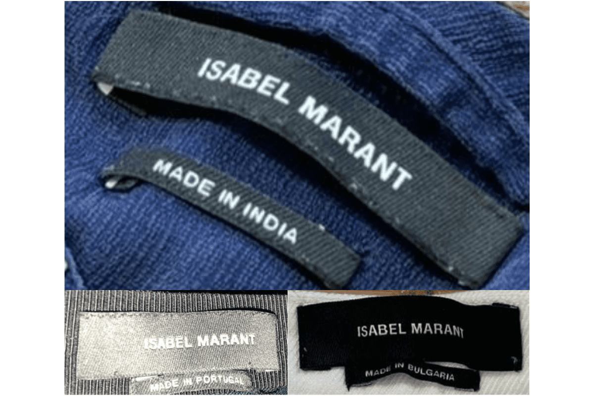 2000s vintage Isabel Marant tags label