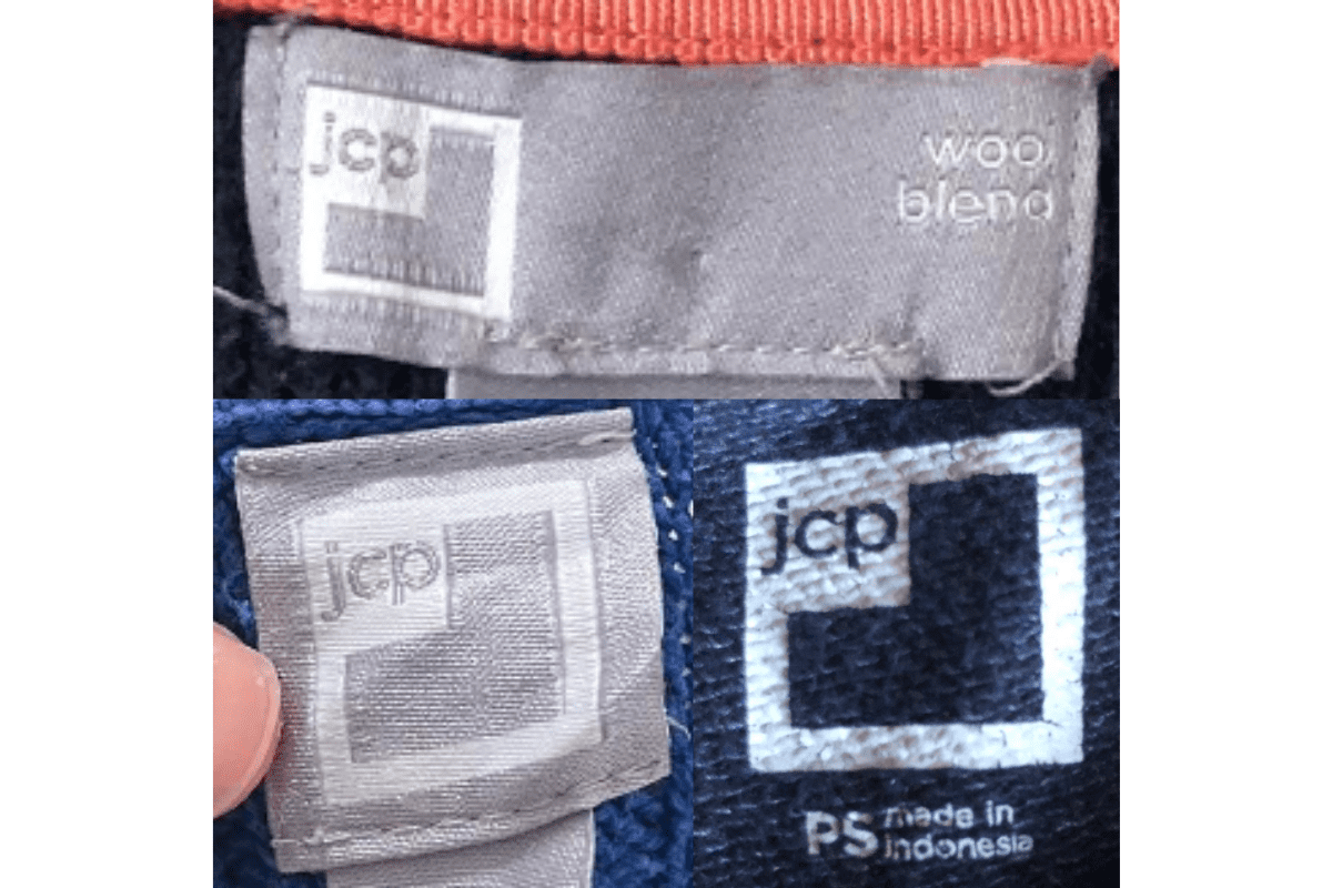 2000s vintage JCPenney tags label
