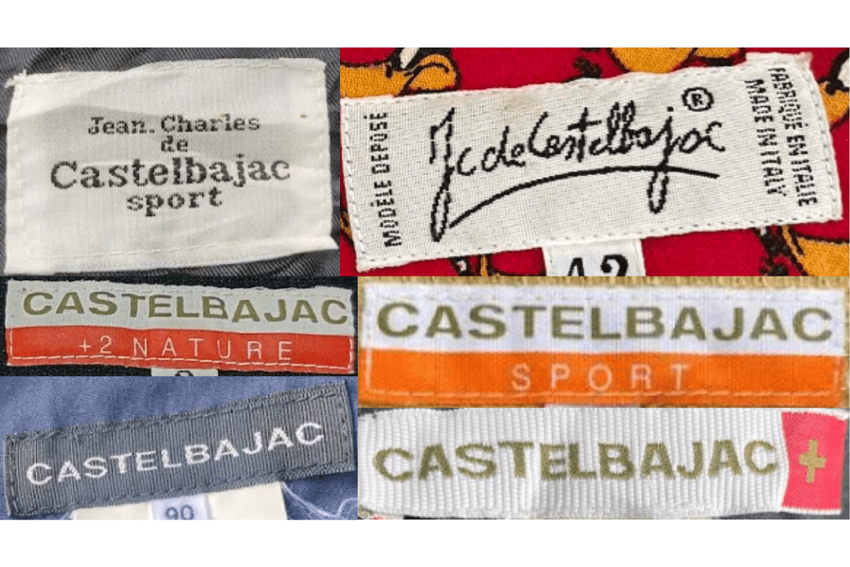 1990s vintage Jean-Charles de Castelbajac tags label