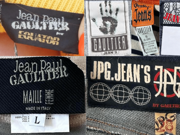 'JPG Jean's' Logo Tags label
