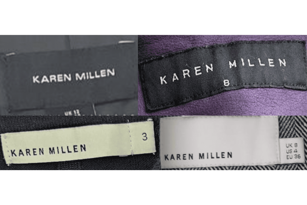 2010s vintage Karen Millen tags label