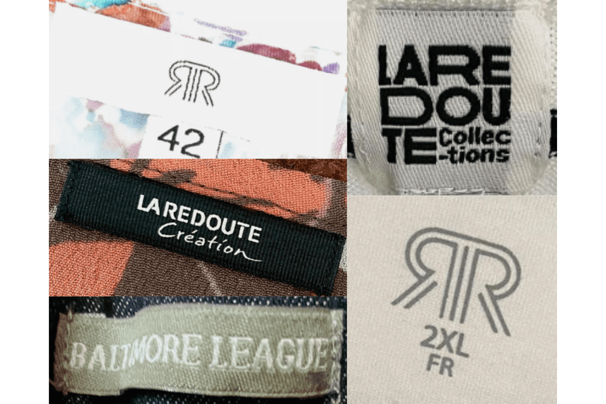 2010s vintage La Redoute tags label