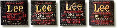 Registered Script on Dark Label label