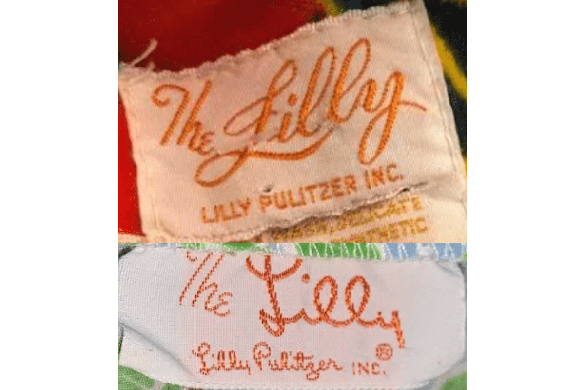 1960s vintage Lilly Pulitzer tags label