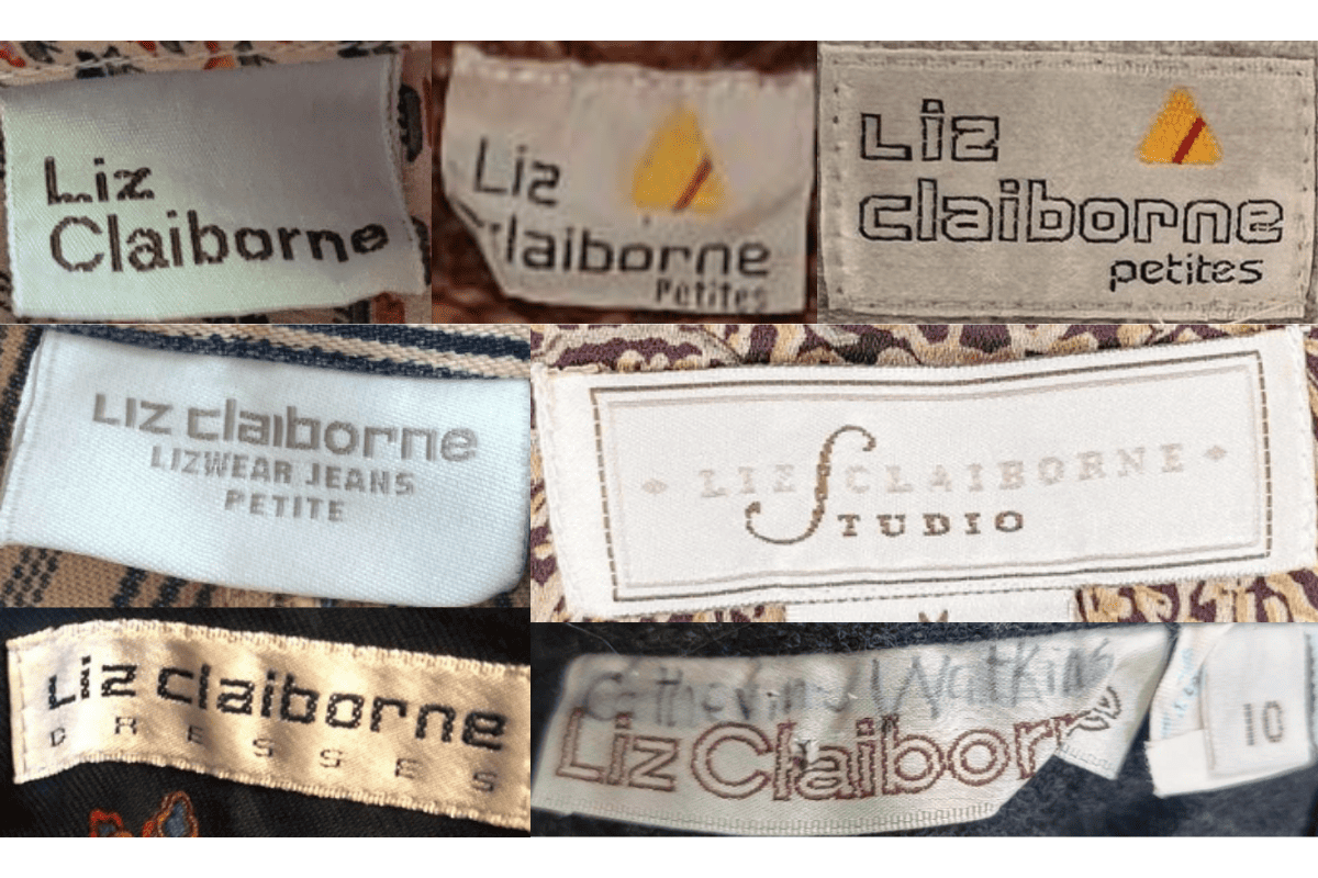 1970s vintage Liz Claiborne tags label