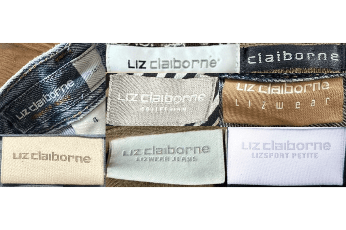 2000s vintage Liz Claiborne tags label