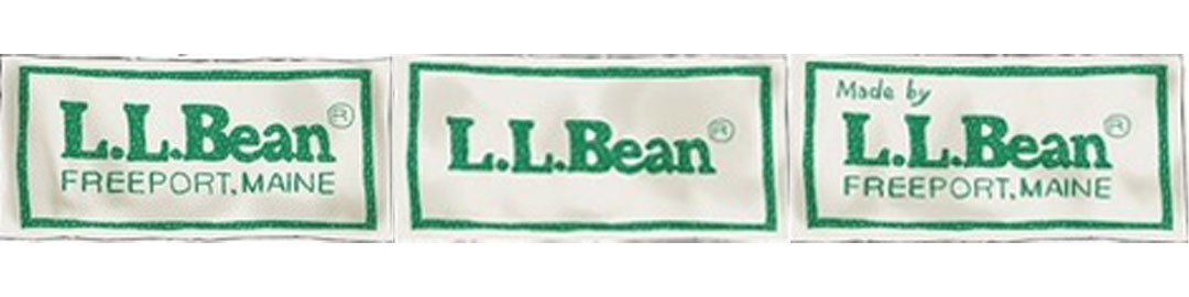 Serif 'L.L.Bean Inc.' label