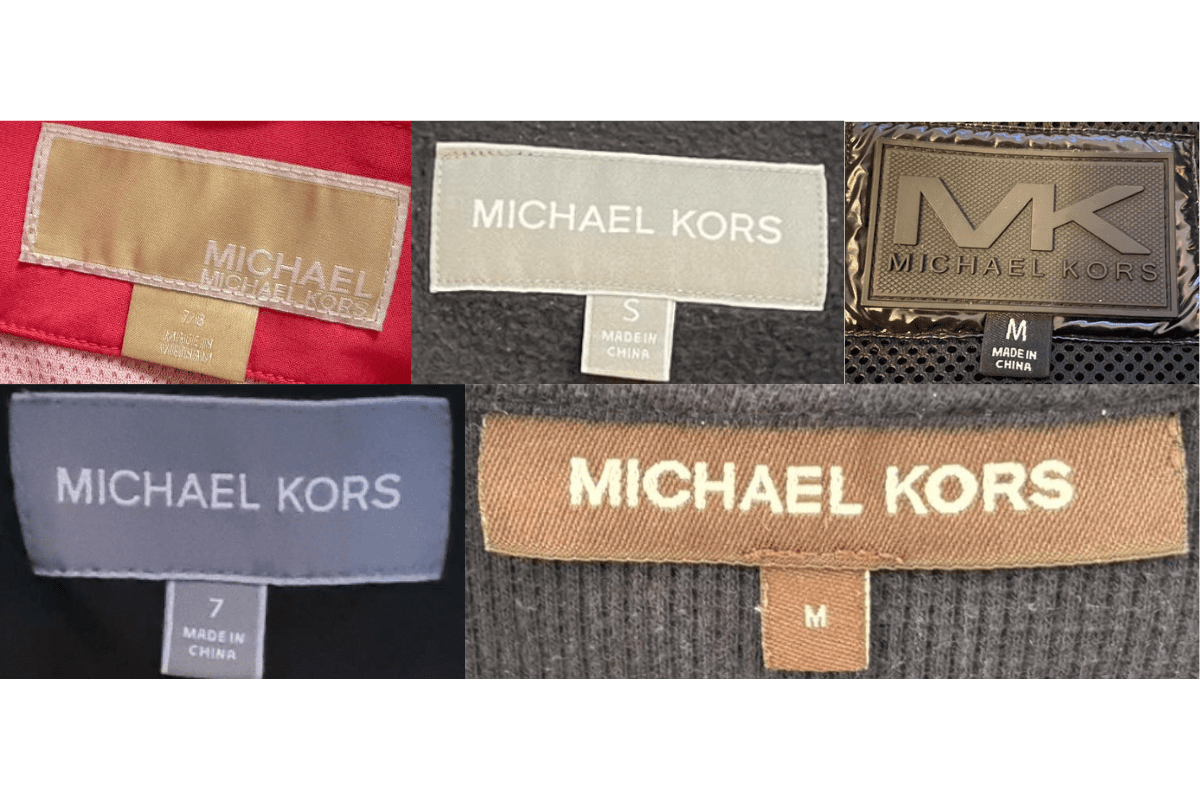 2010s vintage Michael Kors tags label