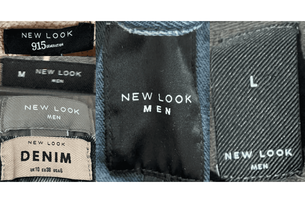 2010s vintage New Look tags label