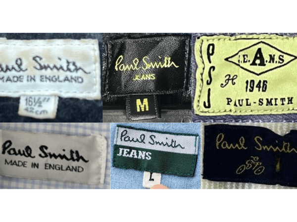 'Made in England' Signature Tags label