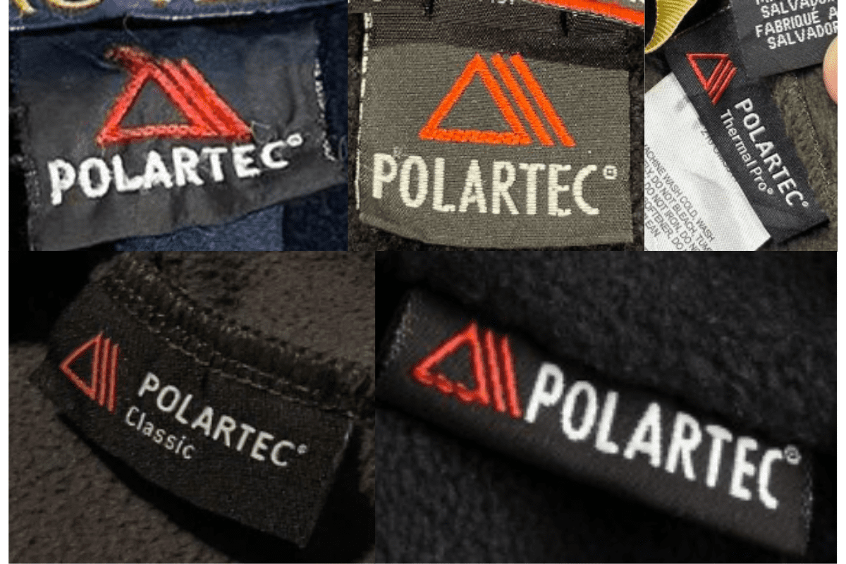 2000s vintage Polartec tags label