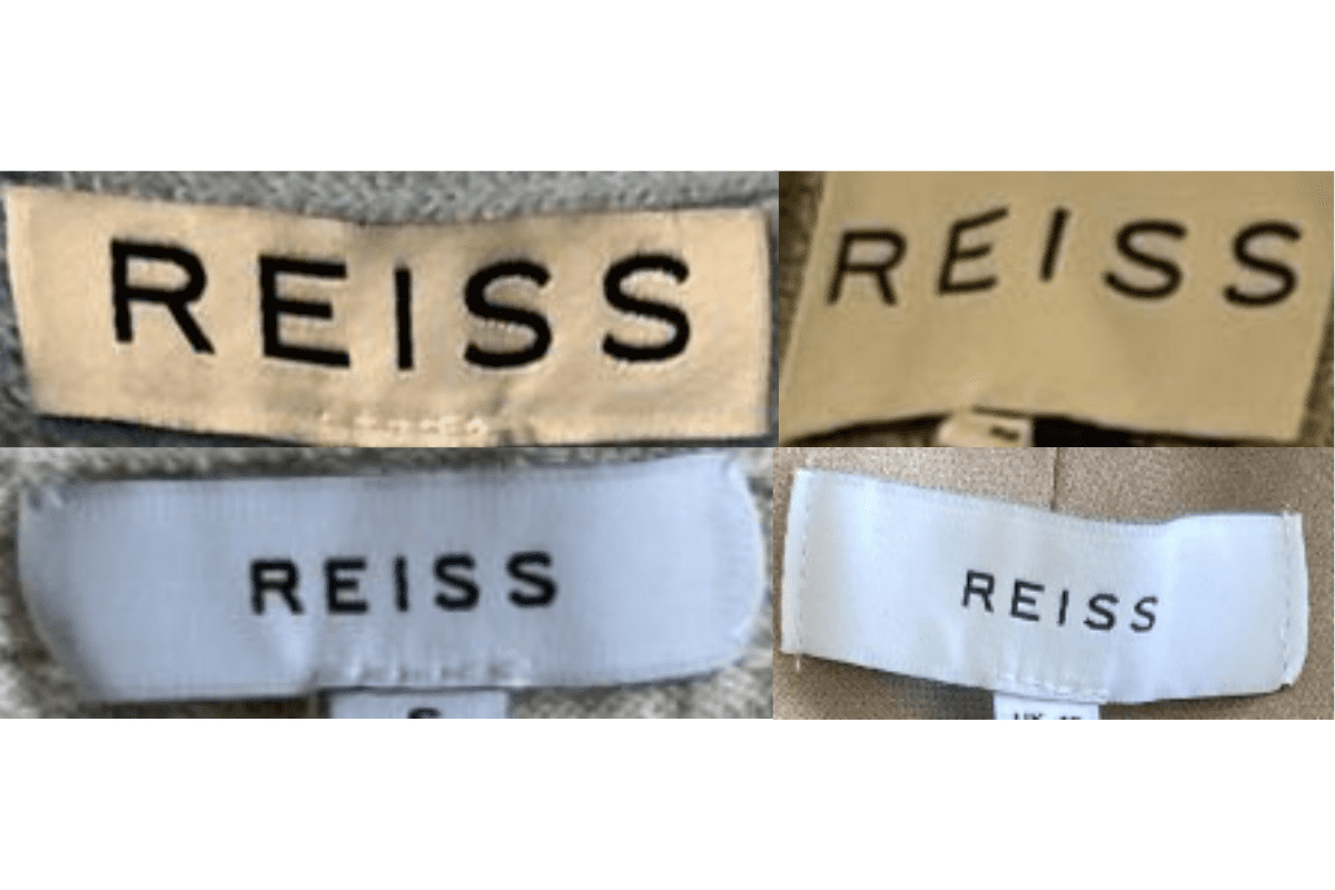 2010s vintage Reiss tags label