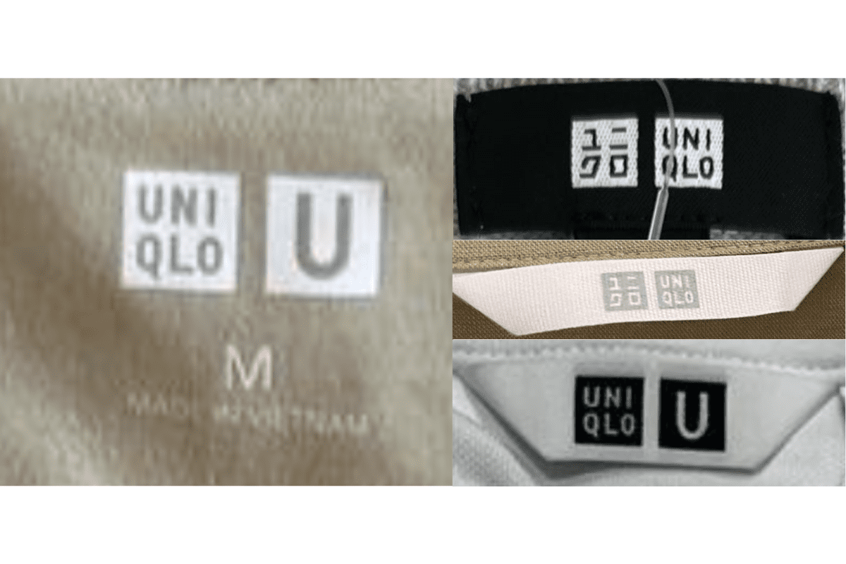 2010s vintage Uniqlo tags label