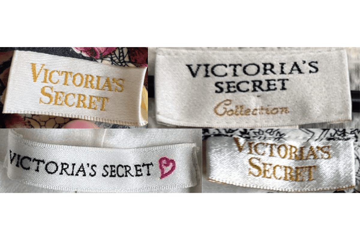 1990s vintage Victoria’s Secret tags label