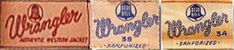 Blue Bell Wrangler label